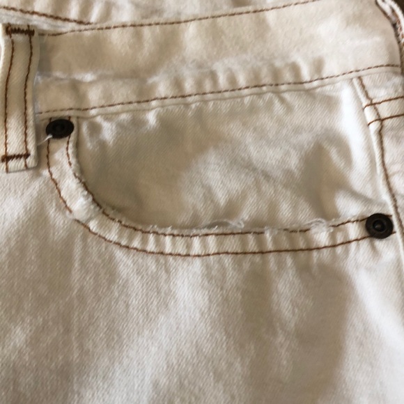 Abercrombie and Fitch White Denim Jeans size 8 - Picture 5 of 14